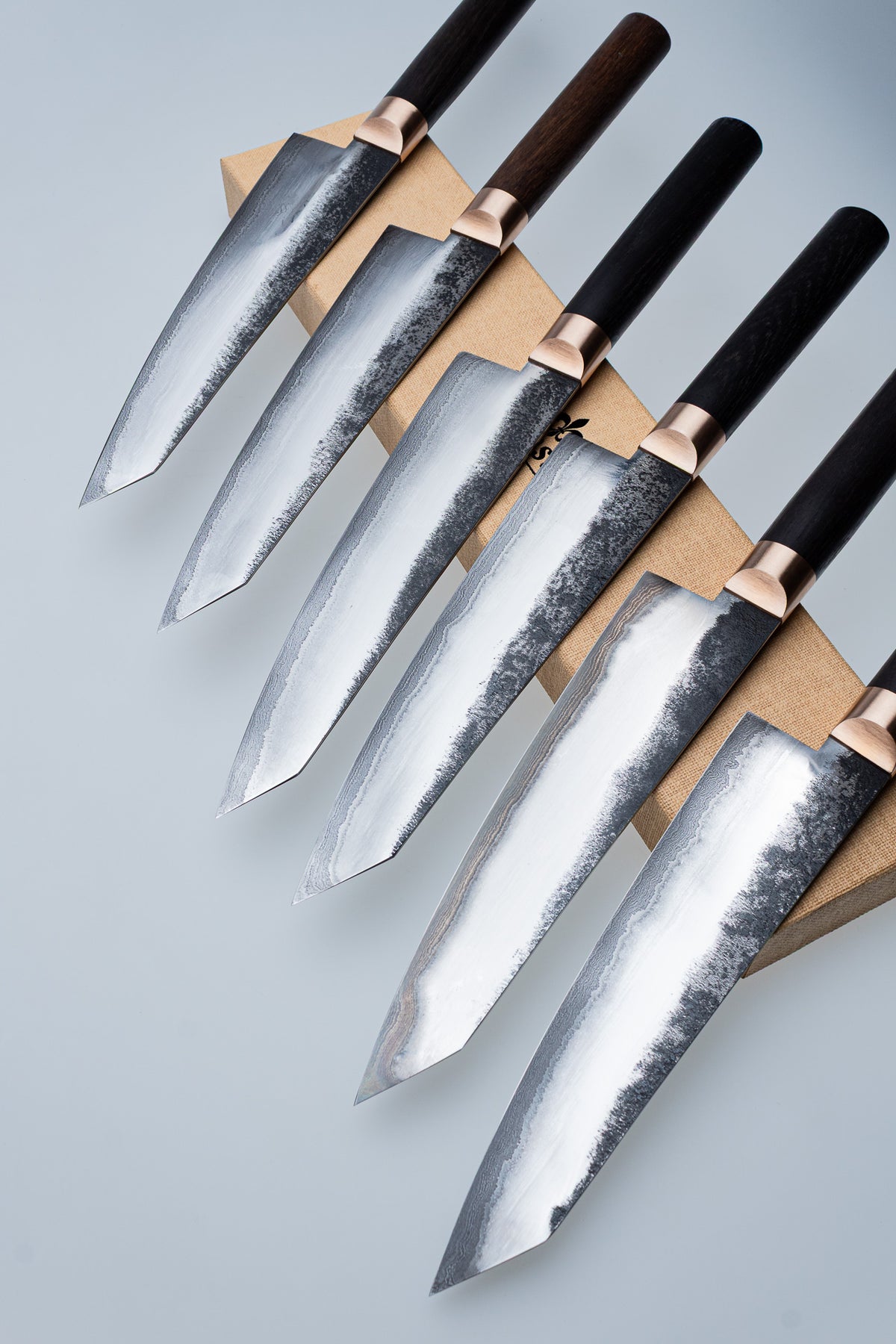 Gyuto Damast 3LND Bog Oak