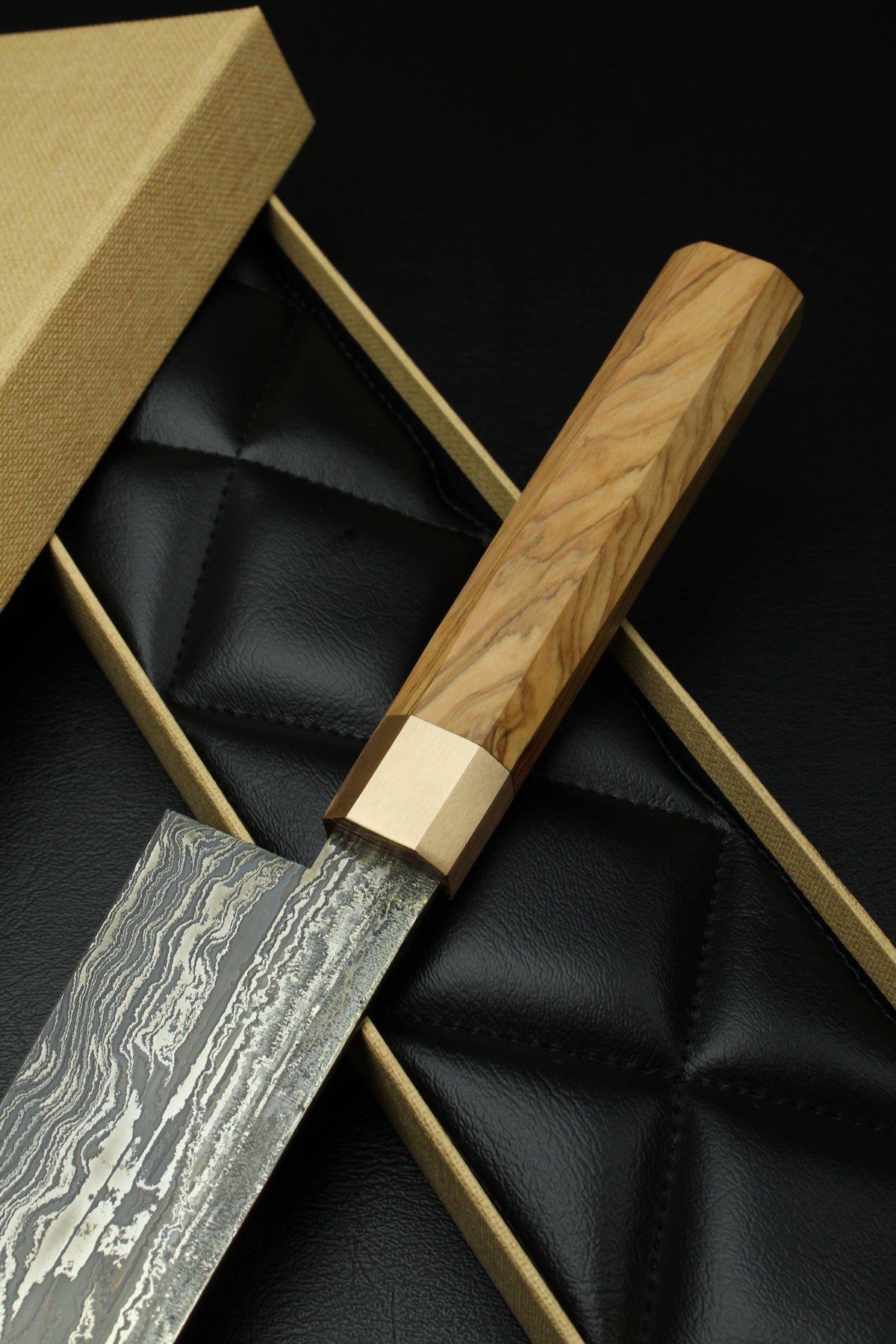Damaszener Santoku 215 Oktogonal 1.0