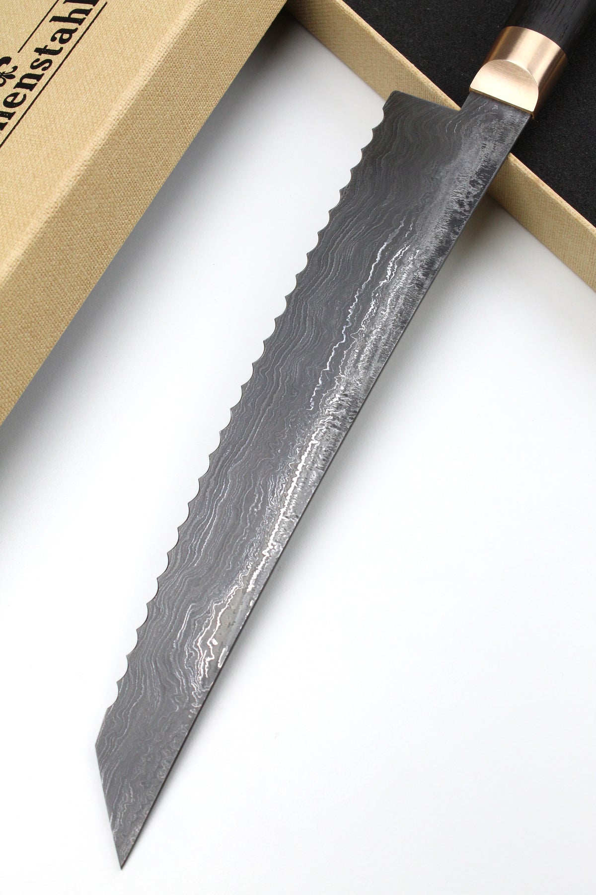 Brotschwert HK Oval Damascus