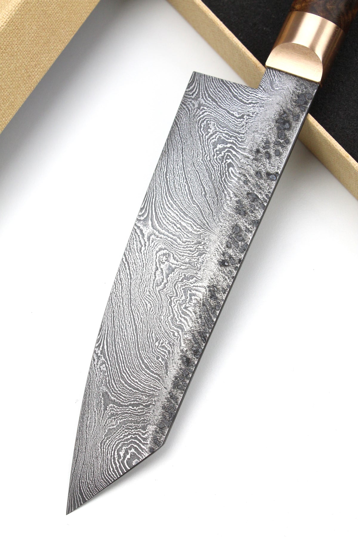 Damast-Santoku 320L Torsion