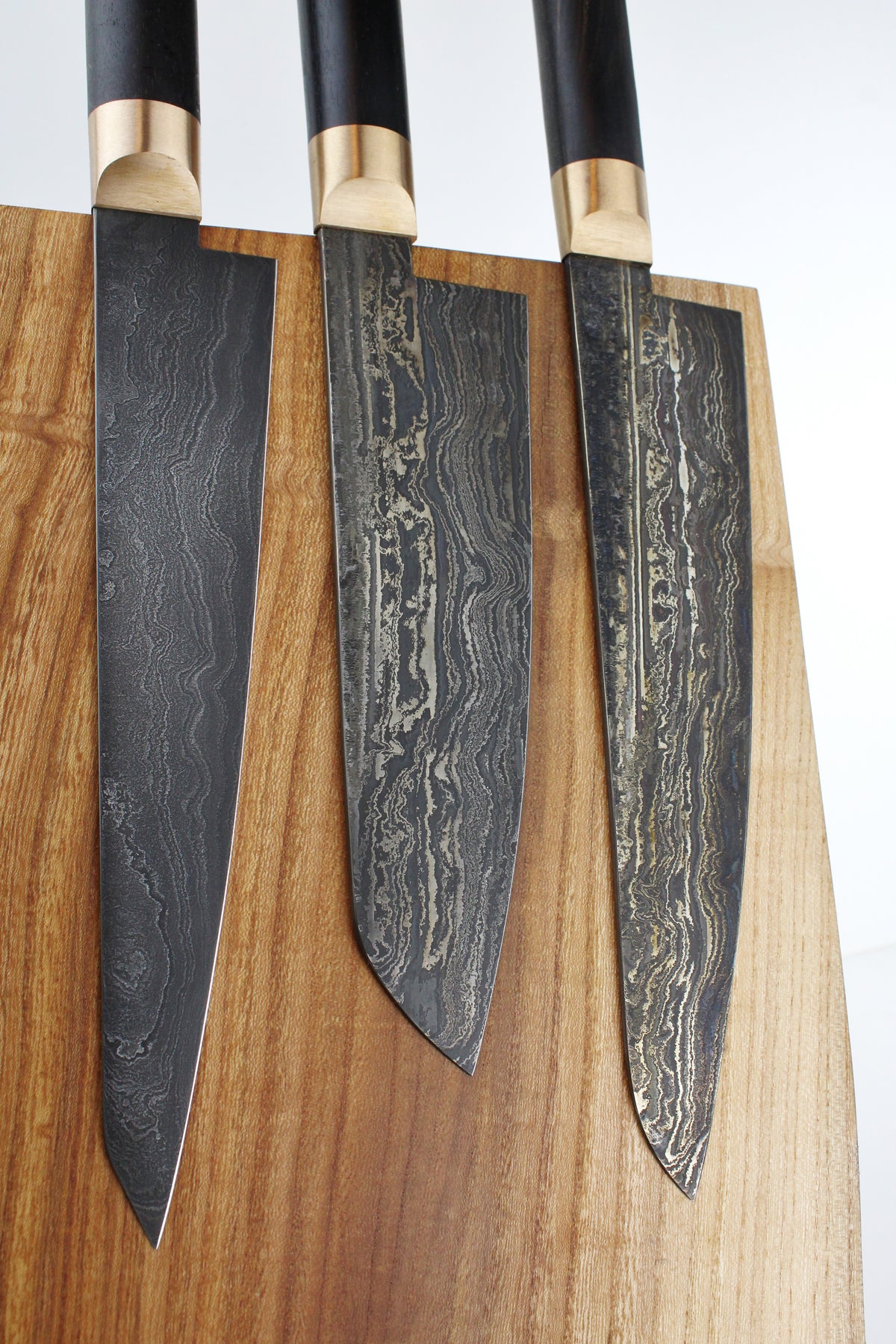 Premium-Messer-Set aus Black Ebony