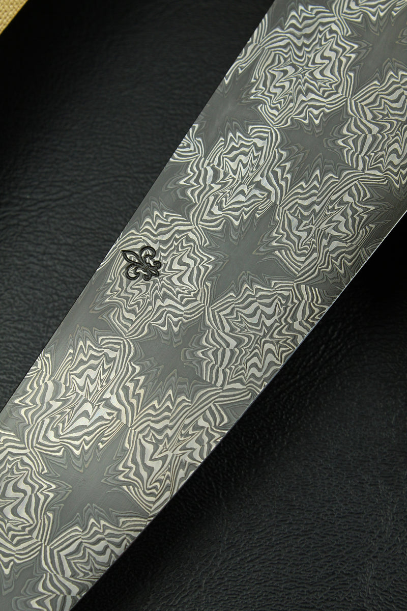 Gyuto Black Star B&W Ebony Oval