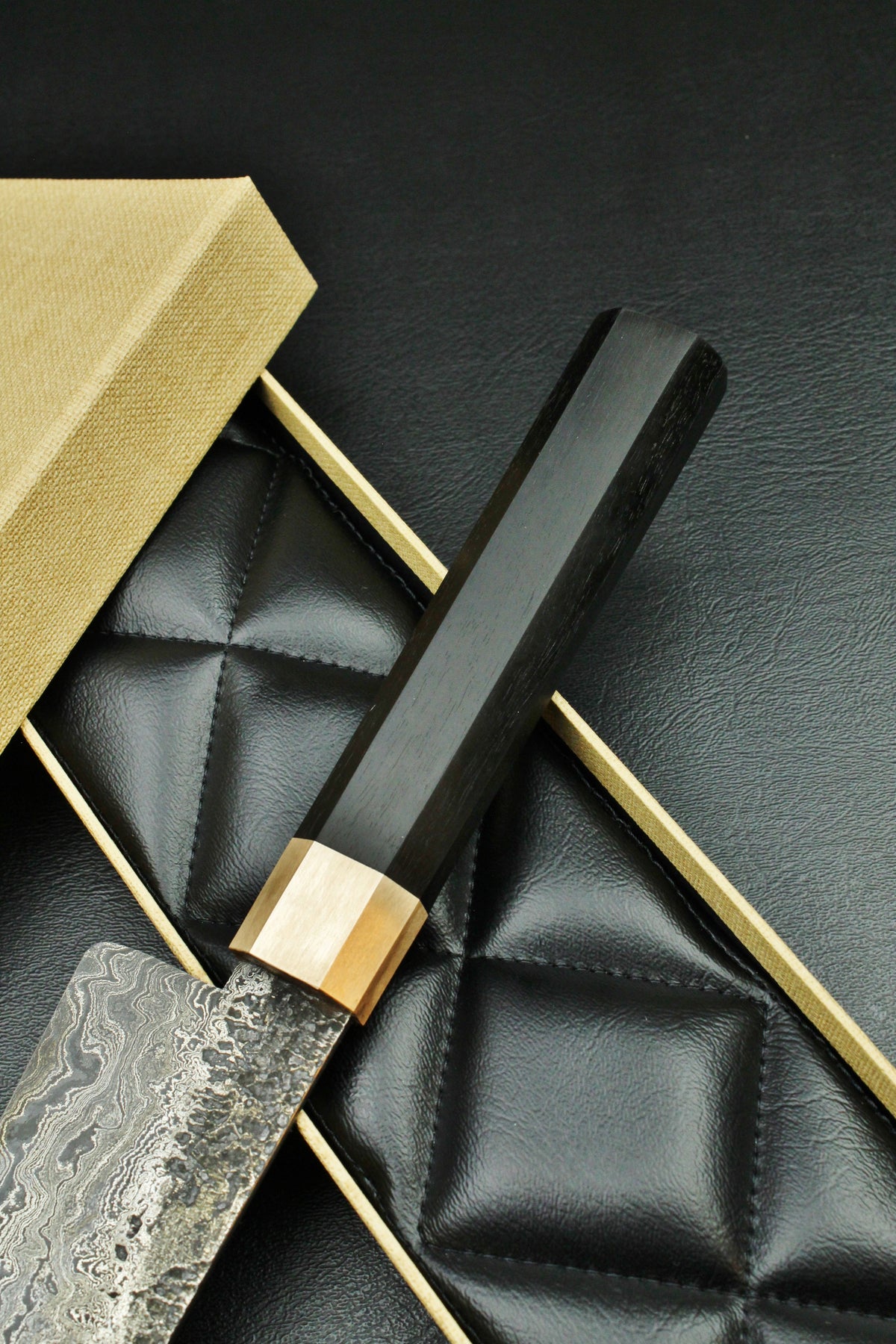 Damascus-Gyuto 215, achteckig, 2,4