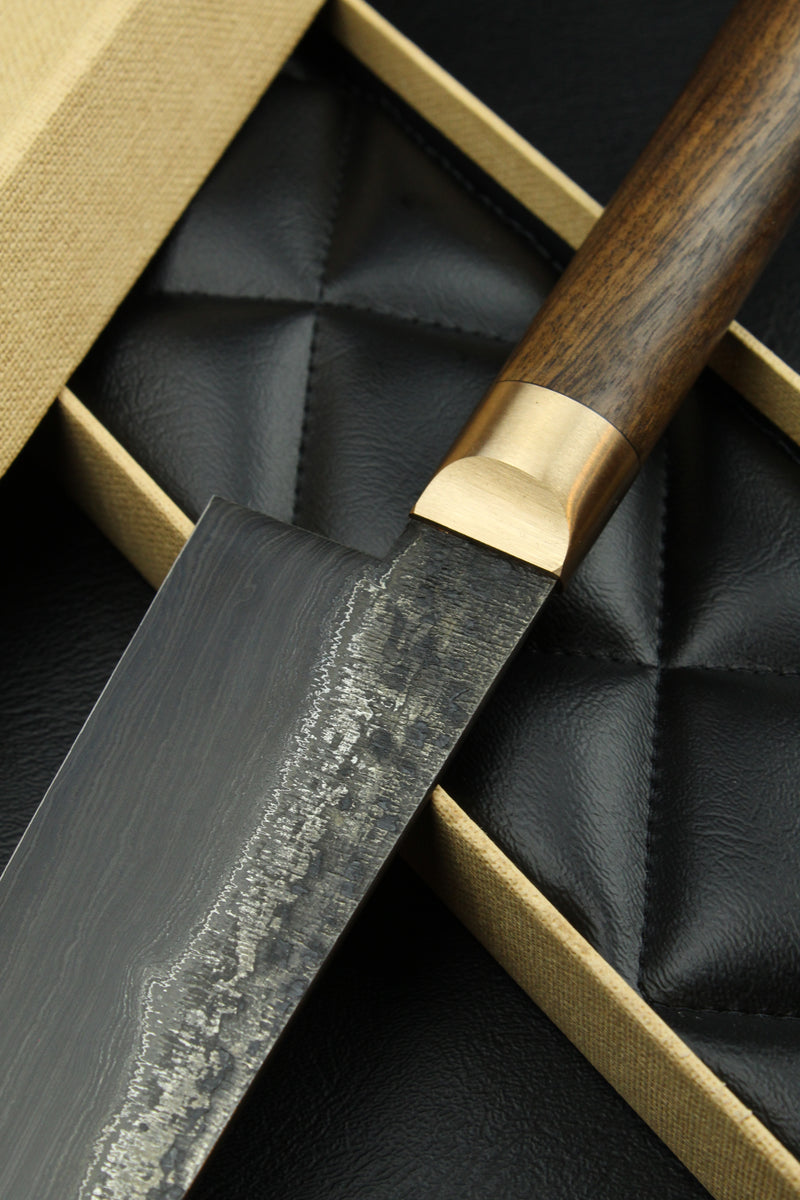 Damascus Gyuto 500L German Walnut