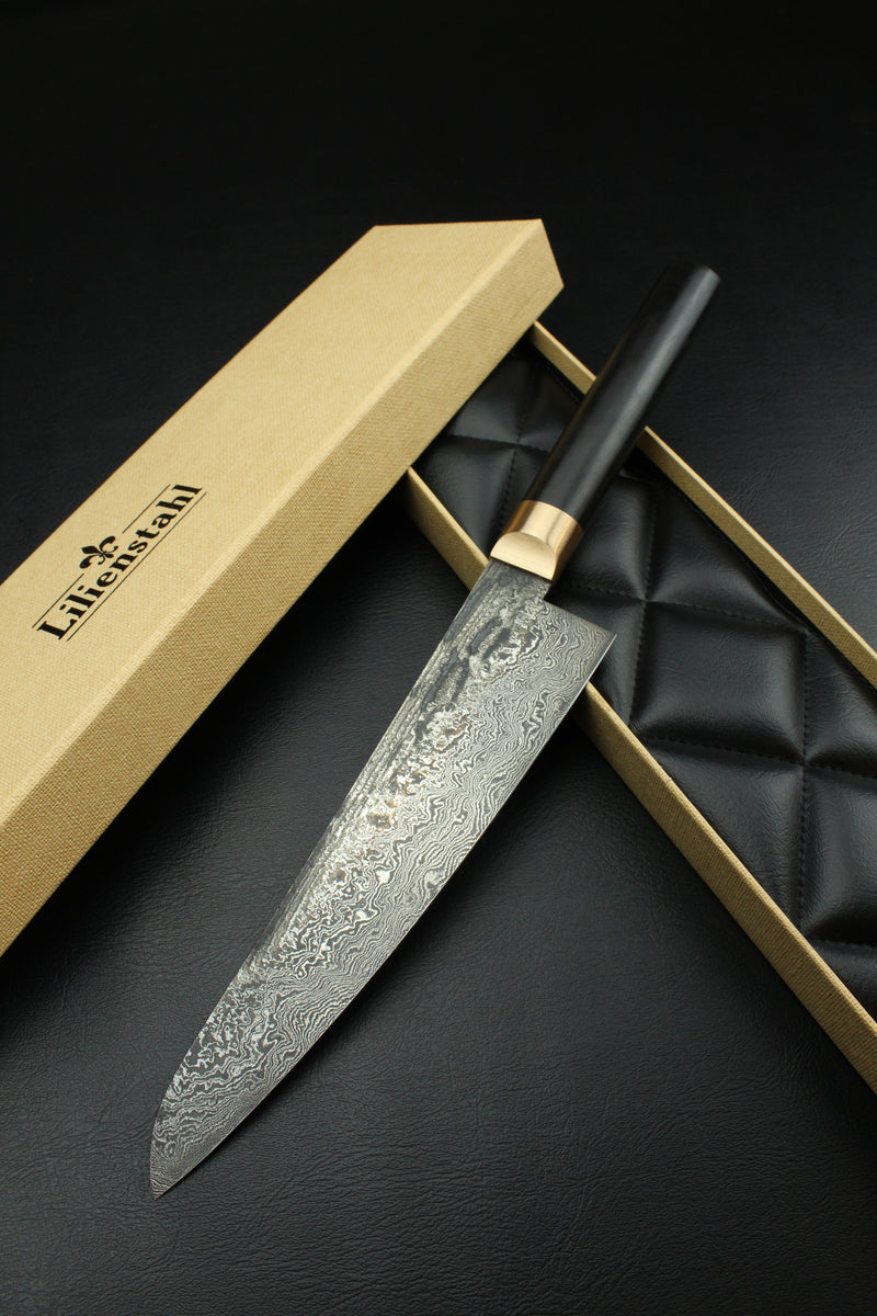 Damascus Gyuto 320L black ebony 2.0