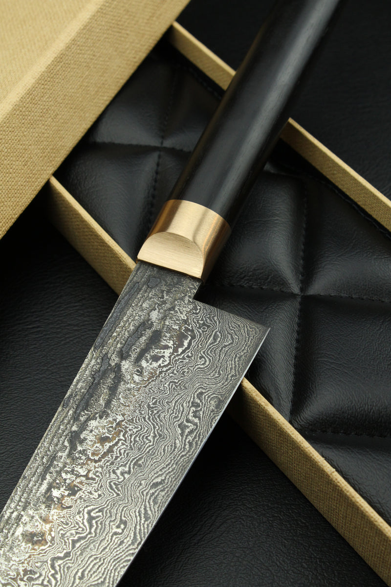 Damascus Gyuto 320L black ebony 2.0