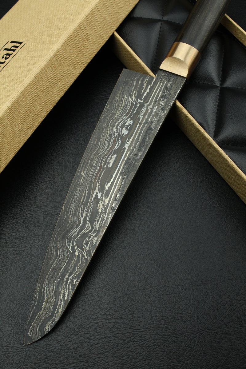 Damascus Gyuto HK black ebony 3.0