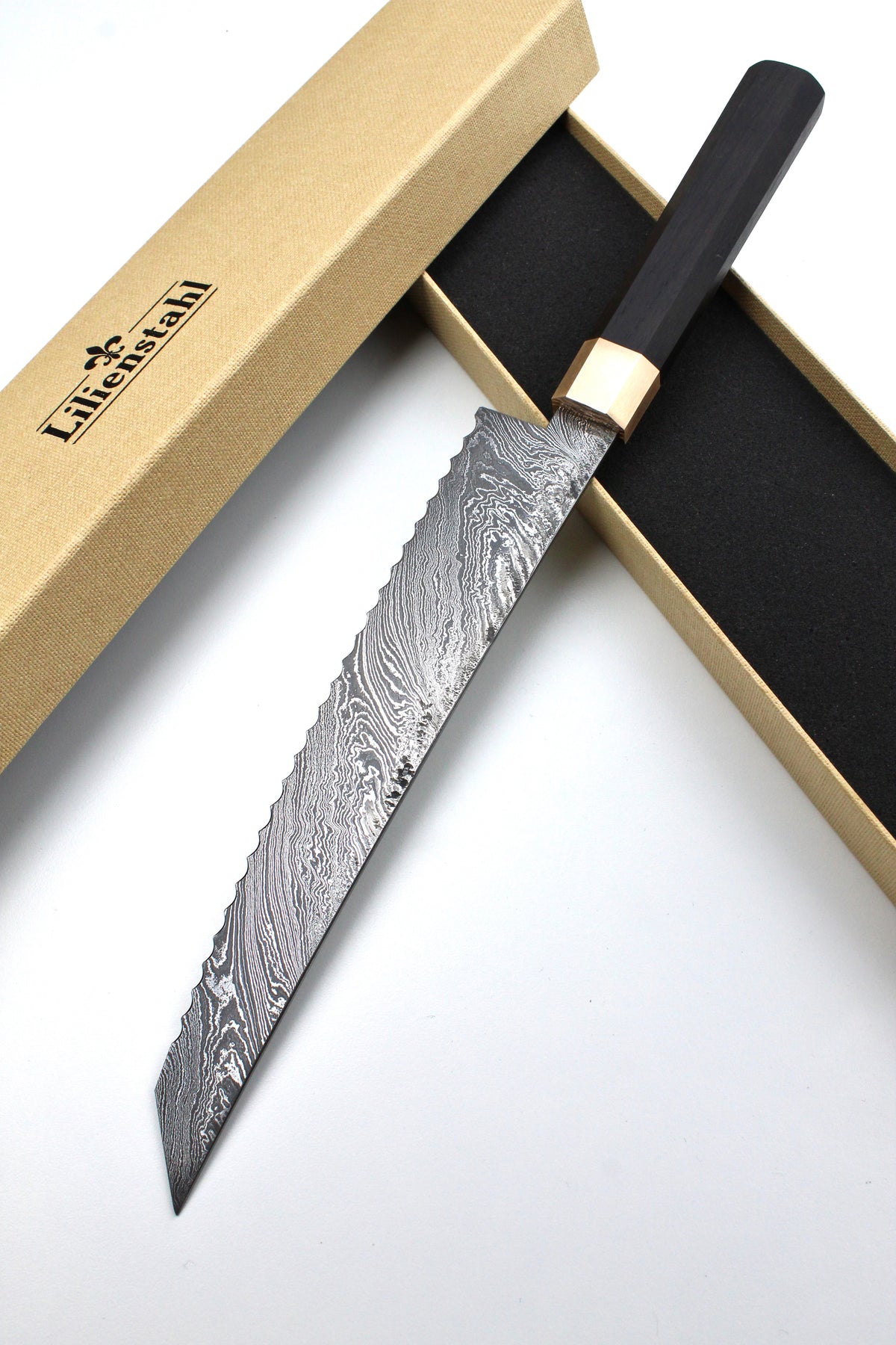 Brotschwert Torsion HL Damascus