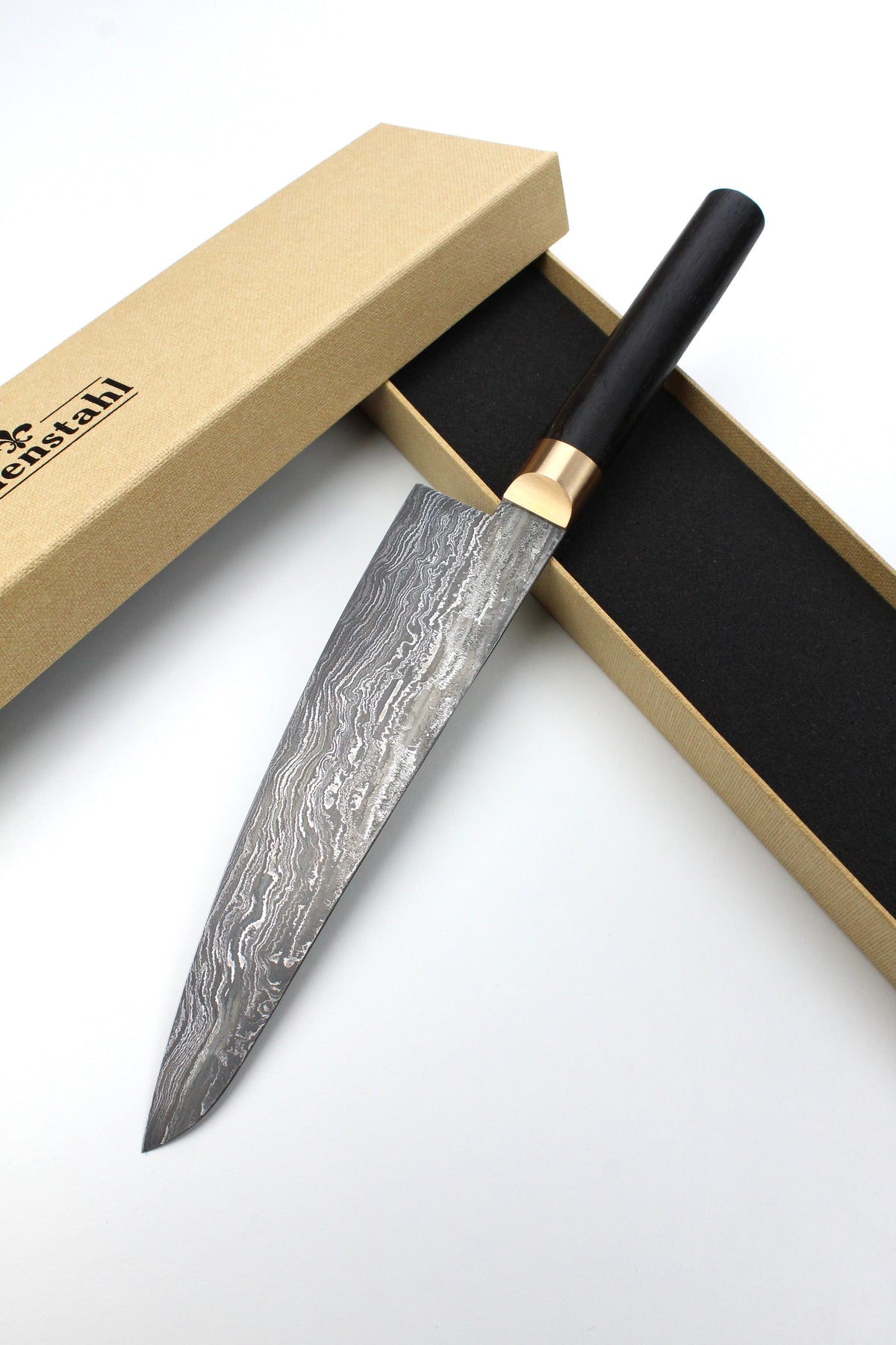 Gyuto Damast Bog Oak