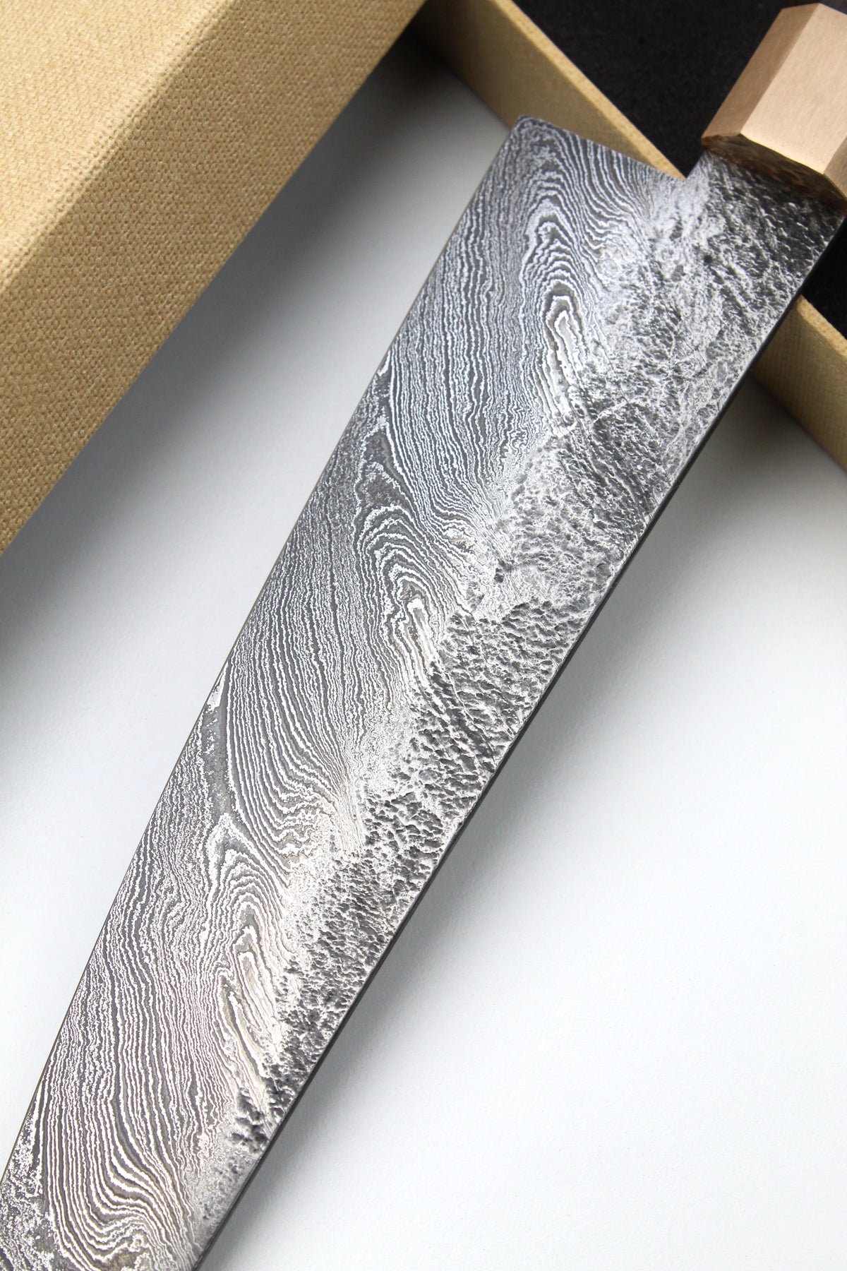 Gyuto Damast Bog Oak