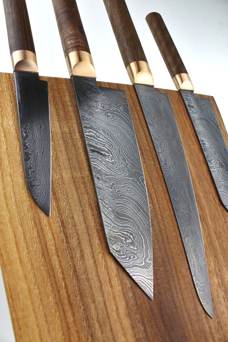 Premium Knife Set V2 Style Walnut
