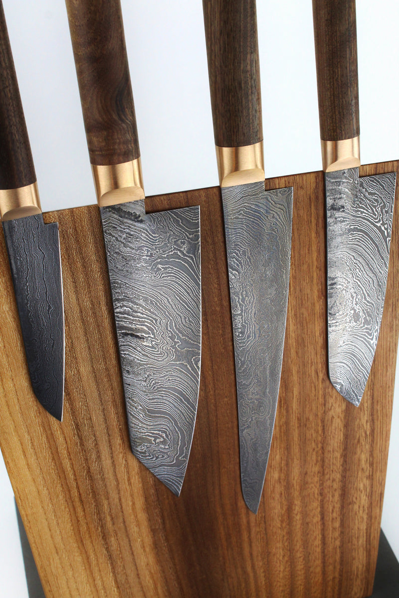 Premium Knife Set V2 Style Walnut