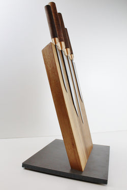 Premium Knife Set V2 Style Walnut