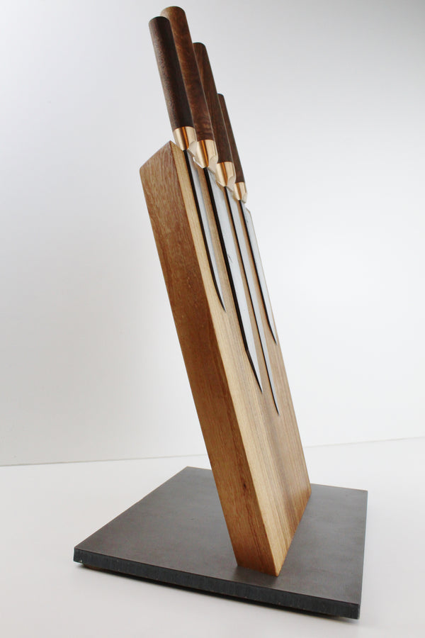 Premium Knife Set V2 Style Walnut