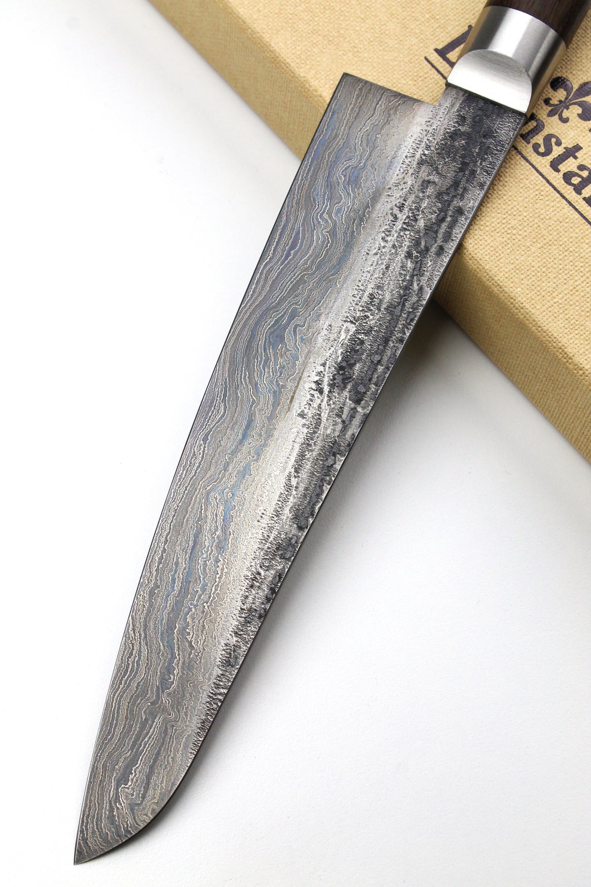 Gyuto Damast Bog Oak 500L