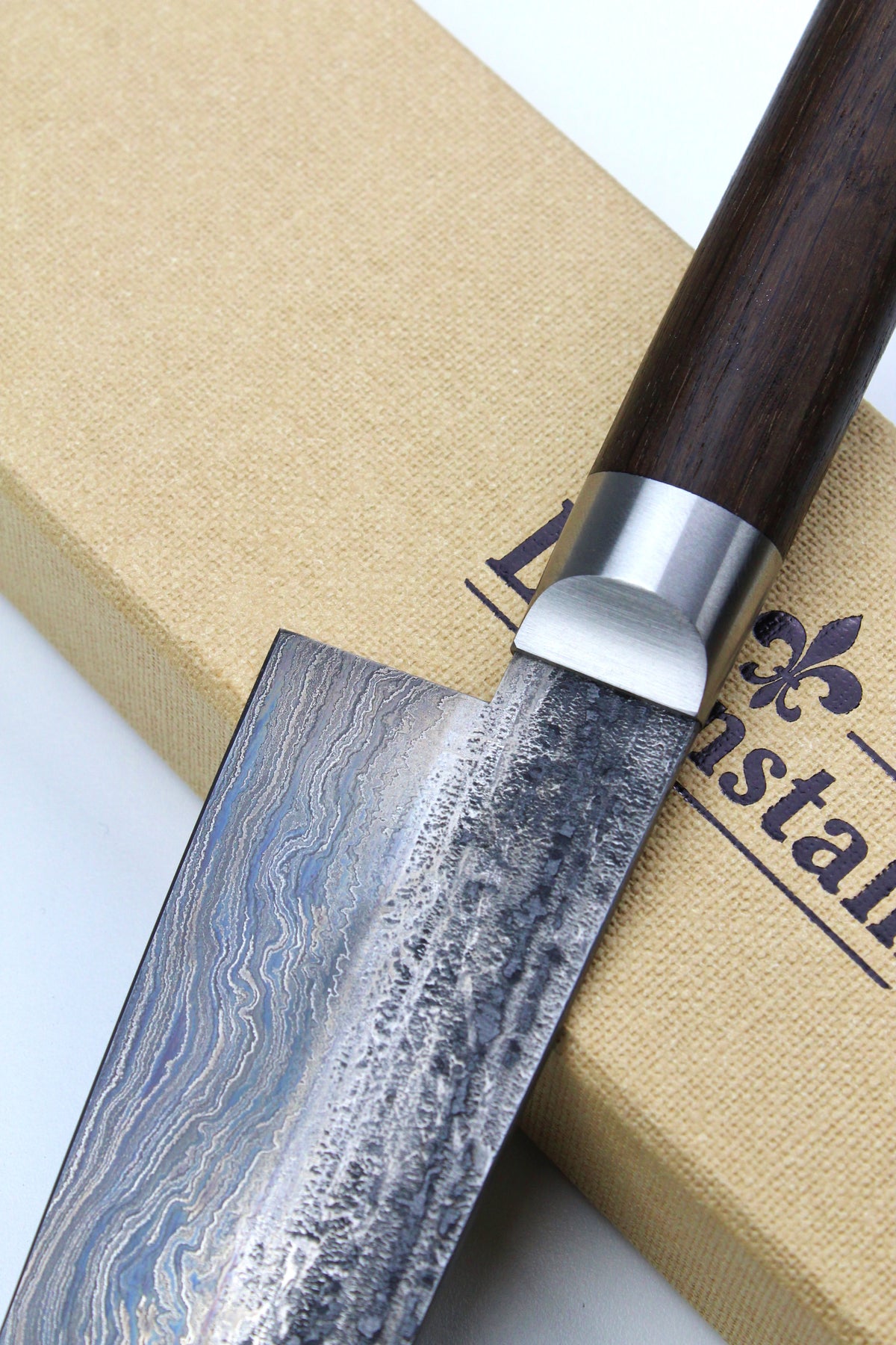 Gyuto Damast Bog Oak 500L