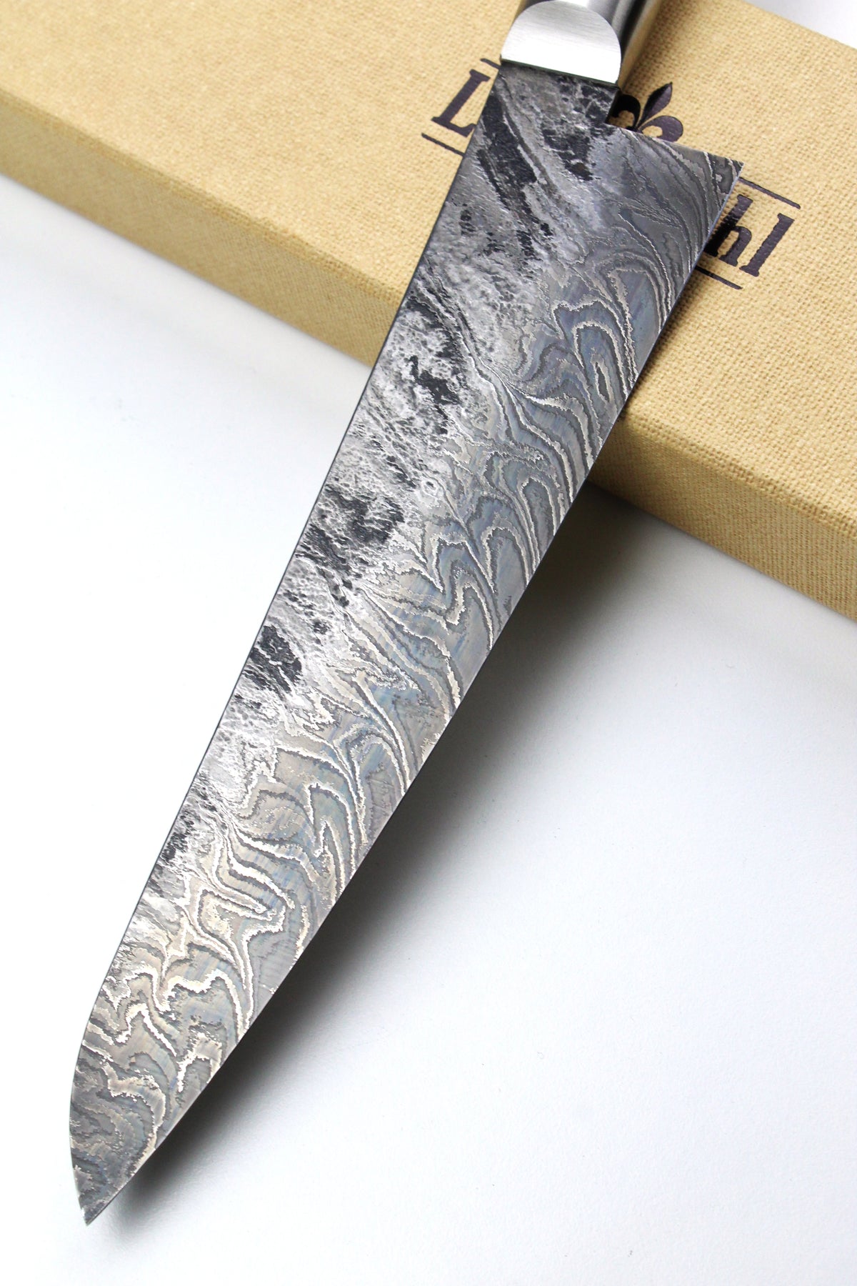 Gyuto Buchenholz Oval HK-Torsion Damast