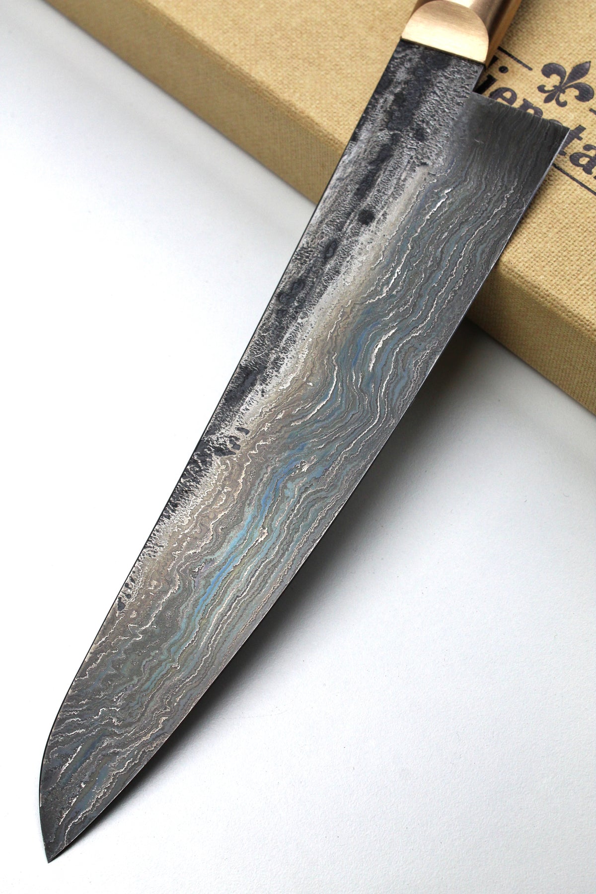 Gyuto Damast Bog Oak 500L