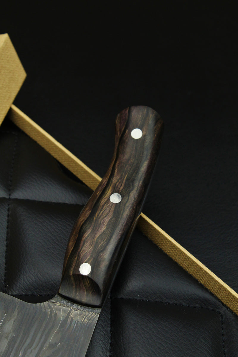 Chefknife 240 B&W ebony stabilized