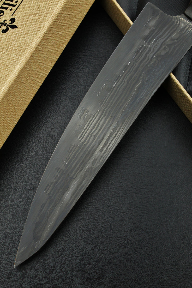 Chefknife 240 B&W ebony stabilized