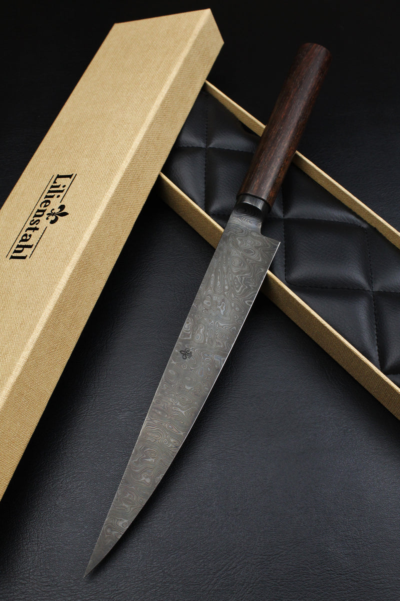 Sujihiki Black Damascus Makassar