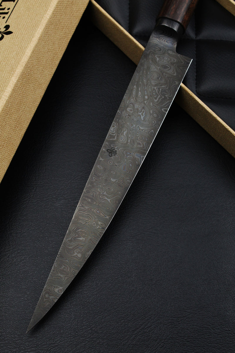 Sujihiki Black Damascus Makassar